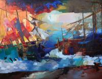 Выставка в доме известного художника