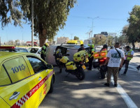 Вчера в Ашдоде произошло два ДТП: трое пострадавших