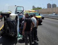 На шоссе 2 у развязки Ольга столкнулись два микроавтобуса, пострадали восемь человек