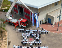 Пожарно-спасательная организация поздравляет граждан Израиля с Днем независимости и приглашает на веселую встречу с пожарными