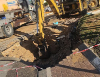 Комментарии муниципалитета Ашкелона относительно провала на перекрестке Цфания-Нисан