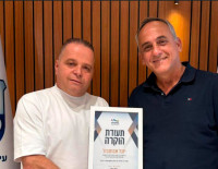 Мэр Томер Глам встретился с новым директором филиала Амигур в Ашкелоне