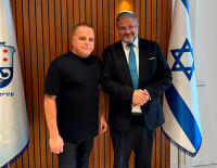 Министр национальной безопасности Итамар Бен-Гвир в Ашкелоне