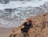 Дети оказались в ловушке на обрыве - их вызволили спасатели