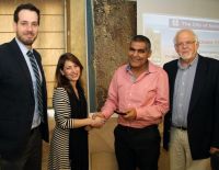 Делегация фонда Рокфеллера в Ашкелоне