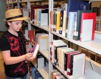 В городской библиотеке