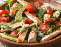 Калифорнийский куриный салат - любимый ужин голливудских звезд