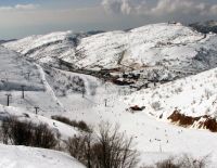 На Хермоне выпал первый снег