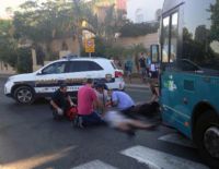 Автобус сбил пожилого человека