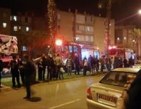 Пожар в здании: 15 пострадавших