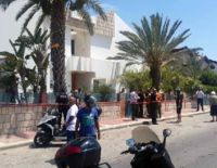 Ракета упала во дворе дома Нисима Свисы