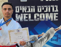 Бронзовая медаль Саги Ситрука на чемпионате Израиля по каратэ