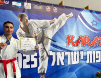 Саги Ситрук из Ашкелона - серебряный призёр чемпионата Израиля по каратэ